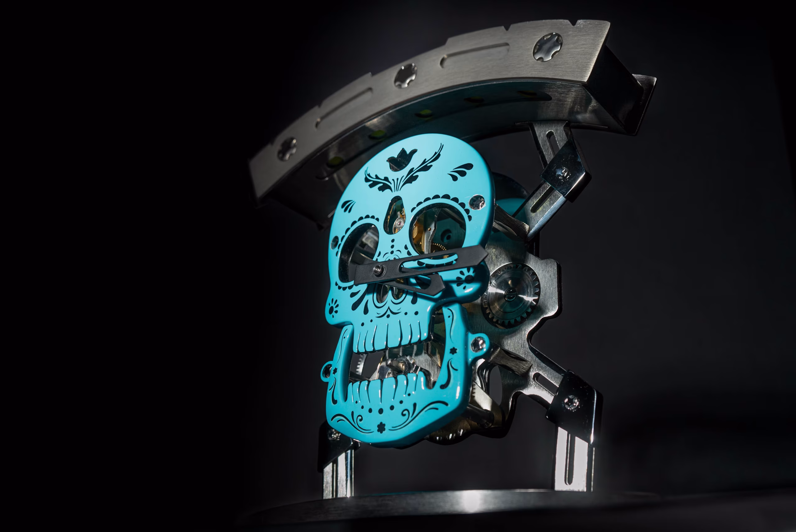 Catrina Turquesa Mechanical Lamp 3_4